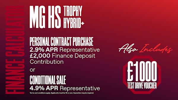 Finance Quote MG HS Trophy Hybrid+
