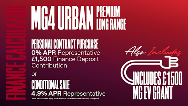 Finance Quote MG4 Urban Premium Long Range