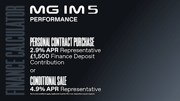 Finance Quote MG IM5 Performance
