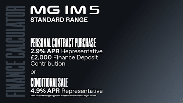 Finance Quote MG IM5 Standard Range