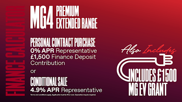 Finance Quote MG4 Premium Extended Range