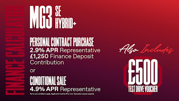 Finance Quote MG3 SE Hybrid+