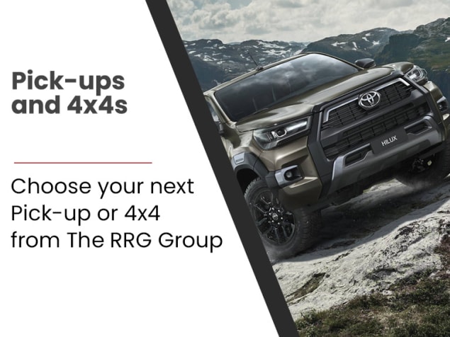 Buy your next Pick-up or 4x4 from The RRG Group
