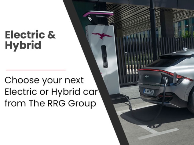 Choose your next electric or hybrid car from The RRG Group