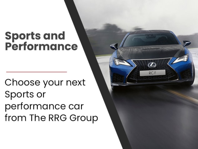 Buy your next Sports or performance car from The RRG Group