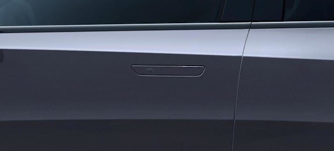 dashing hidden door handle