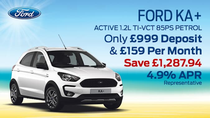 Ford Ka Active 1 2l Ti Vct 85ps Petrol Hartwell Ford