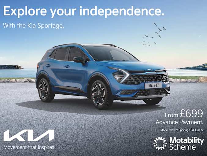 Kia Sportage on Motability