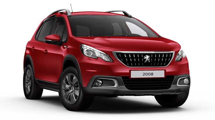 Peugeot 2008 rood