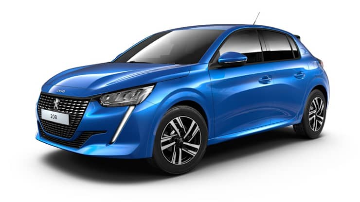 Nieuwe Peugeot 208 blauw