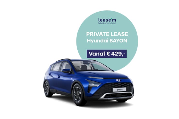 Hyundai BAYON - private lease actie - Hyundai Wittenberg