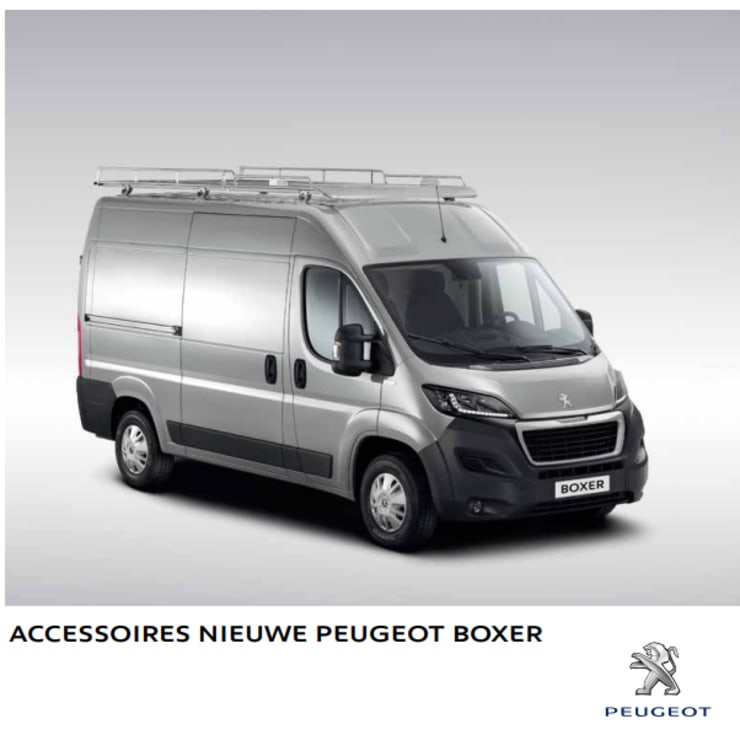 Brochure accessoires Peugeot Boxer