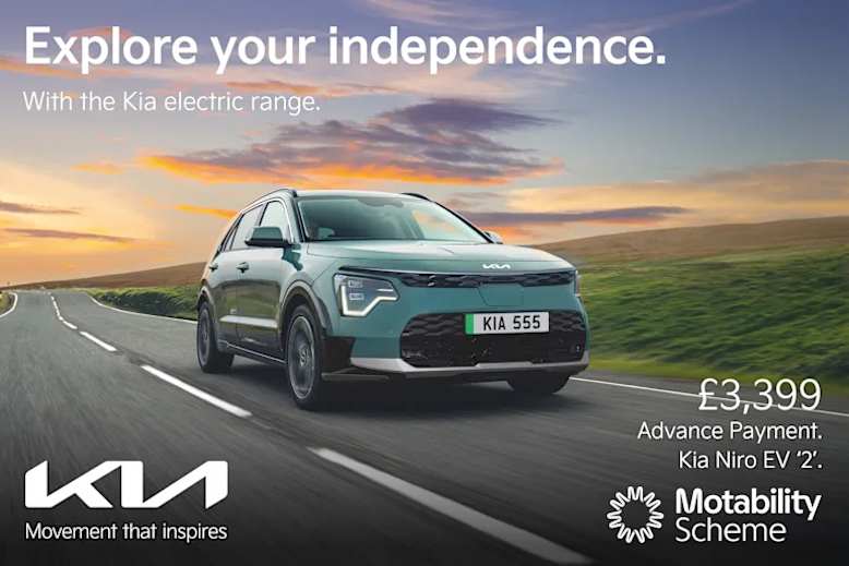 Kia Niro EV2 on Motability