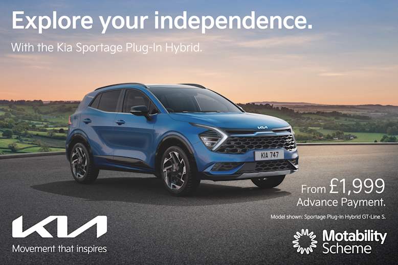 Kia Sportage PHEV Motability offer