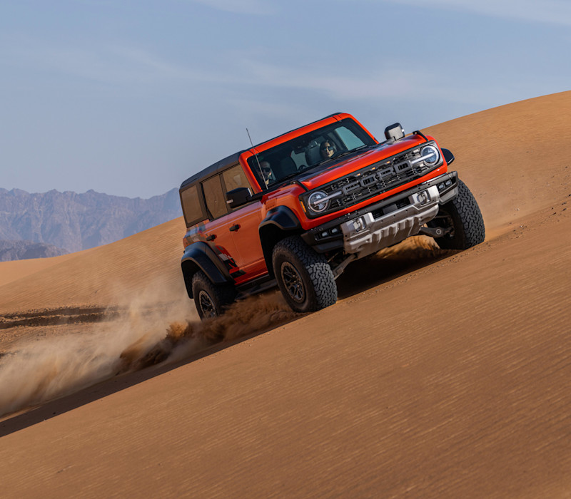 2025 Ford Bronco Raptor – Front Stabilizer Bar and Rock-Crawl Feature
