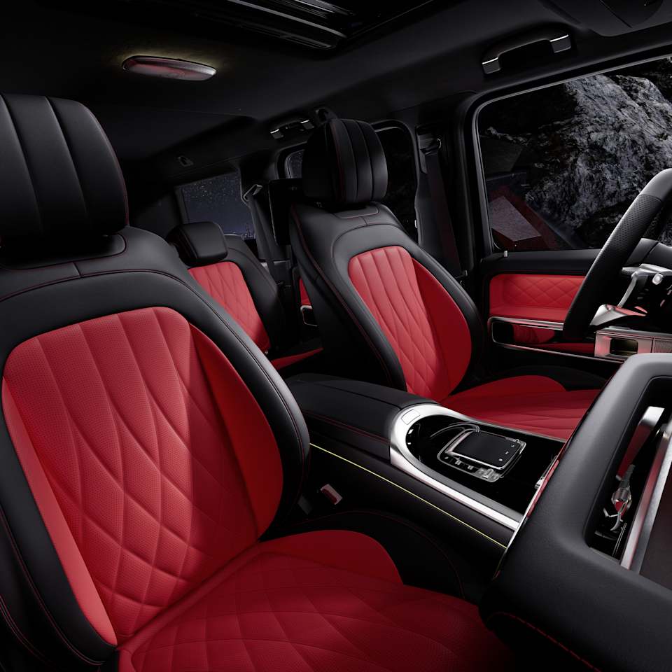 G-Class MANUFAKTUR interyeri.